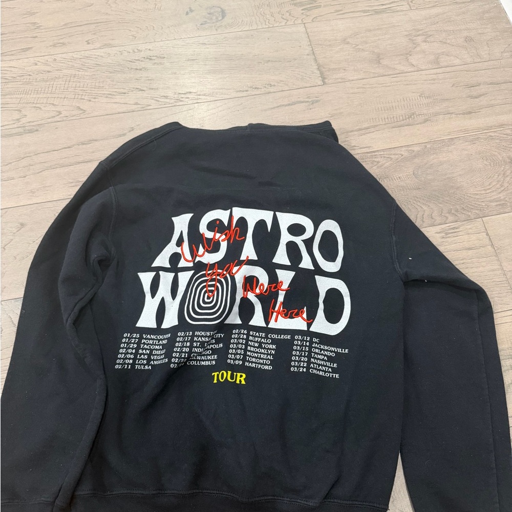 Black ASTROWORLD Tour Graphic Sweatshirt - Men